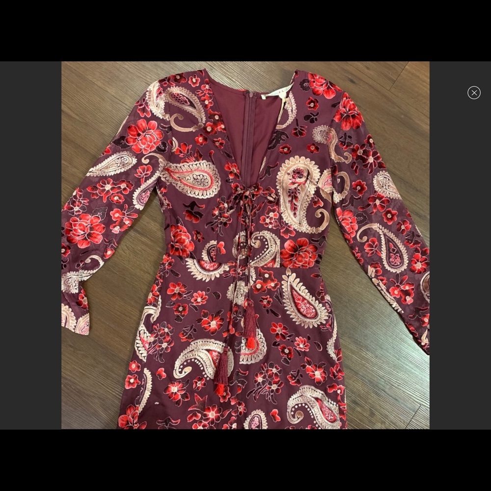 Chelsea & Violet Burnout Velvet Jumpsuit - Picture 2 of 6